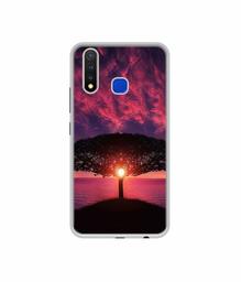 Amazon Brand - Solimo Designer Nature Digital Painting UV Printed Soft Back Case Mobile Cover for Vivo U20