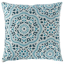 Amazon Brand – Stone & Beam Medallion Decorative Throw Pillow, 17