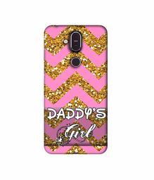 Amazon Brand - Solimo Designer Daddy's Girl 3D Printed Hard Back Case Mobile Cover for Nokia 8.1