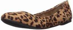 Amazon Essentials Belice Women's Ballet Flat, Leopardo sintetico, 37-38 EU