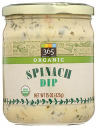 365 Everyday Value, Organic Spinach Dip, 15 oz