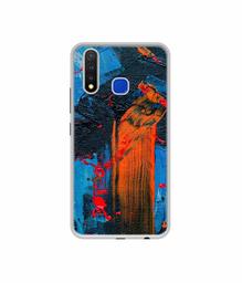 Amazon Brand - Solimo Designer Brush Texture UV Printed Soft Back Case Mobile Cover for Vivo U20