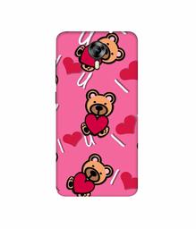 Amazon Brand - Solimo Designer Heart Holding Bear 3D Printed Hard Back Case Mobile Cover for Micromax Canvas Xpress 2 E313