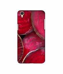 Amazon Brand - Solimo Designer Red Texture 3D Printed Hard Back Case Mobile Cover for Oppo F1 Plus