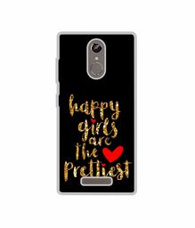 Amazon Brand - Solimo Designer Happy Girls are The Prettiest UV Printed Soft Back Case Mobile Cover for Gionee S6s