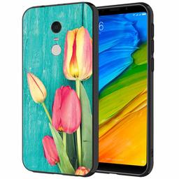 Amazon Brand - Solimo Designer Floral Printed Hard Back Case Mobile Cover for Xiaomi Redmi Note 5 (D386)