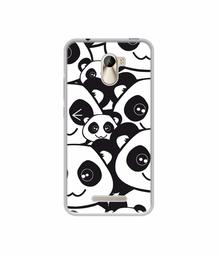 Amazon Brand - Solimo Designer Panda Texture UV Printed Soft Back Case Mobile Cover for Karbonn Aura Power 4G Plus