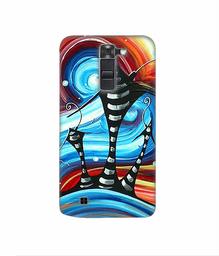 Amazon Brand - Solimo Designer Abstarct Texture 3D Printed Hard Back Case Mobile Cover for LG K7