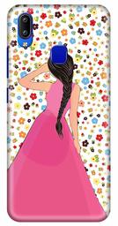 Amazon Brand - Solimo Designer Girl Design 3D Printed Hard Back Case Mobile Cover for Vivo Y93