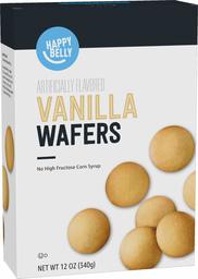 Amazon Brand - Happy Belly Vanilla Wafers, 12 oz (Previously Solimo)