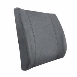 AmazonBasics Memory Foam Lumbar Back Support Pillow - Gray, Paneled