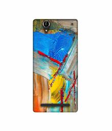 Amazon Brand - Solimo Designer Randam Multicolor Mash 3D Printed Hard Back Case Mobile Cover for Sony Xperia T2 Ultra