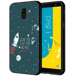 Amazon Brand - Solimo Designer Space Ship Printed Hard Back Case Mobile Cover for Samsung Galaxy J6 2018 / Samsung Galaxy On6 (D1293)