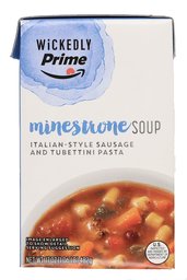 Wickedly Prime Minestrone Soup with Italian Sausage, 17 Ounce