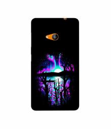 Amazon Brand - Solimo Designer Dark Scenery 3D Printed Hard Back Case Mobile Cover for Microsoft Lumia 535