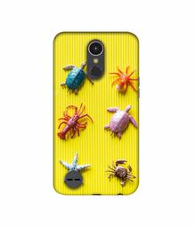 Amazon Brand - Solimo Designer Sea Animals 3D Printed Hard Back Case Mobile Cover for LG K10 (2017)