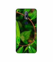 Amazon Brand - Solimo Designer Leaf Photography 3D Printed Hard Back Case Mobile Cover for Nokia 7.1