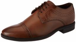 Amazon Brand - Symbol Men's Brown PU Formal Shoes - 8 UK (AZ-SY-438)