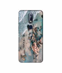 Amazon Brand - Solimo Designer Beach Side 3D Printed Hard Back Case Mobile Cover for Nokia 7.1