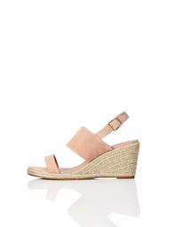 find. - Wedge Leather Espadrille, Sandali punta aperta Donna