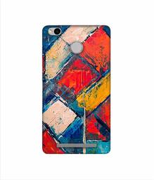 Amazon Brand - Solimo Designer Dark Multicolor Blocks 3D Printed Hard Back Case Mobile Cover for Xiaomi Redmi 3S Prime