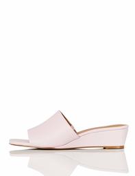 find. Women's Mule Wedge, Pink (Pastel Pink), 6 UK