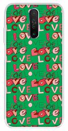 Amazon Brand - Solimo Designer Multicolor Poster Love Green Pattern Design Printed Soft Back Case Mobile Cover for Poco X2 / Xiaomi Redmi K30