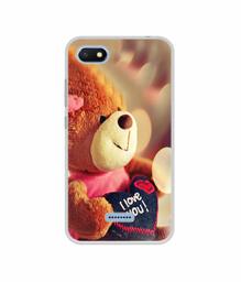 Amazon Brand - Solimo Designer Teddy Bear UV Printed Soft Back Case Mobile Cover for Mi Redmi 6A