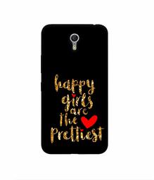 Amazon Brand - Solimo Designer Happy Girls are The Prettiest 3D Printed Hard Back Case Mobile Cover for Lenovo ZUK Z1