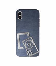 Amazon Brand - Solimo Designer Camera Embroidery 3D Printed Hard Back Case Mobile Cover for Apple iPhone Xs Max