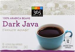 365 Everyday Value, Dark Java Coffee Capsules, 12 ct