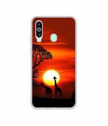 Amazon Brand - Solimo Designer Sunshade UV Printed Soft Back Case Mobile Cover for Samsung Galaxy M40