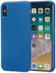 AmazonBasics iPhone X Textured Protective Case, Blue