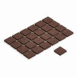 AmazonBasics Felt Furniture Pads 1'' Square FPS144BR