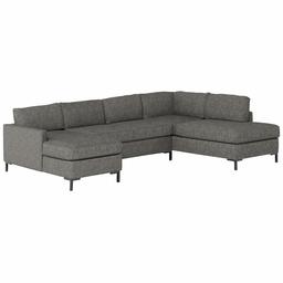 Amazon Brand – Rivet Edgewest Low Back Modern Right U-Sectional, 117