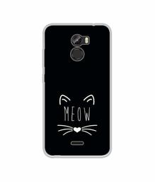 Amazon Brand - Solimo Designer Meow UV Printed Soft Back Case Mobile Cover for Gionee X1