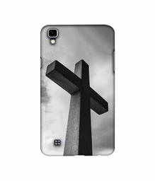 Amazon Brand - Solimo Designer Cross 3D Printed Hard Back Case Mobile Cover for LG X Power