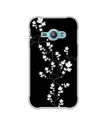 Amazon Brand - Solimo Designer Color Flowers UV Printed Soft Back Case Mobile Cover for Samsung Galaxy J1 Ace