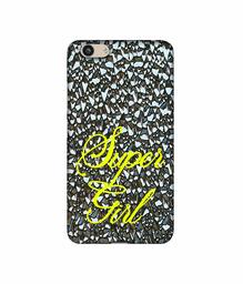 Amazon Brand - Solimo Designer Super Girl On Foil 3D Printed Hard Back Case Mobile Cover for Vivo Y53