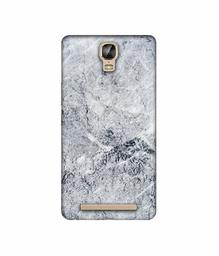 Amazon Brand - Solimo Designer Grayish Marble 3D Printed Hard Back Case Mobile Cover for Gionee Marathon M5 Plus