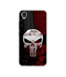 Amazon Brand - Solimo Designer Punisher Skull UV Printed Soft Back Case Mobile Cover for Vivo Y90