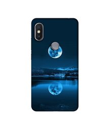 Amazon Brand - Solimo Designer Moon Pattern Print 3D Printed Hard Back Case Mobile Cover for Mi Redmi Y2