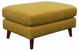 Amazon Brand – Rivet Sloane Mid-Century Modern Ottoman with Tapered Legs, 31.9