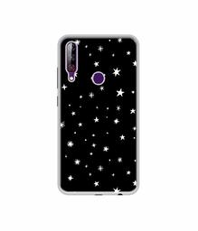 Amazon Brand - Solimo Designer Sperking Stars UV Printed Soft Back Case Mobile Cover for LG W30 Pro