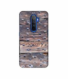 Amazon Brand - Solimo Designer Wooden Blocks Check 3D Printed Hard Back Case Mobile Cover for Oppo Reno Ace/Realme X2 Pro