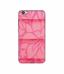 Amazon Brand - Solimo Designer Pink Flower Banch Print On Cloth 3D Printed Hard Back Case Mobile Cover for Vivo V5 Plus