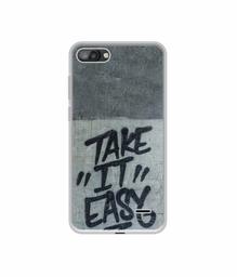 Amazon Brand - Solimo Designer Take It Easy UV Printed Soft Back Case Mobile Cover for I Kall K1