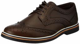 Amazon Brand - Symbol Men's Brown Synthetic Formal Shoes - 7 UK (AZ-KY-304A)