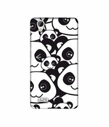 Amazon Brand - Solimo Designer Panda Texture UV Printed Soft Back Case Mobile Cover for Vivo Y31