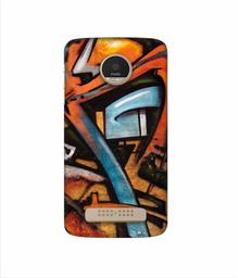 Amazon Brand - Solimo Designer Painting 3D Printed Hard Back Case Mobile Cover for Motorola Moto Z Play